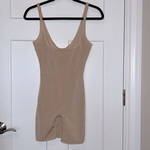NWOT Skims Mesh Tank Shortie Bodysuit - Clay